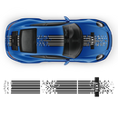 Martini Racing stripes set Pixelate style, for Carrera 1999 - 2023