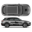 Martini Dakar decals set for Cayenne (3rd Gen 2017 - 2023)