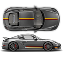German Flag Style Racing stripes set, for Porsche Cayman / Boxster