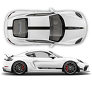 Racing Decals set in one color, for Cayman / Boxster 2005 - 2020