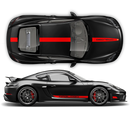 Racing Decals set in one color, for Cayman / Boxster 2005 - 2020