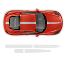 Racing Decals set in one color, for Cayman / Boxster 2005 - 2020