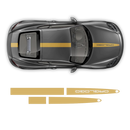 Racing Decals set in one color, for Cayman / Boxster 2005 - 2020