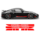 Racing Decals set in one color, for Cayman / Boxster 2005 - 2020