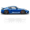 Racing Decals set in one color, for Cayman / Boxster 2005 - 2020