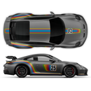 Curved Rainbow Decals set, fit Carrera 996/997/991/992