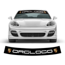 Windshield background logo decals, for Panamera
