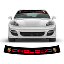 Windshield background logo decals, for Panamera