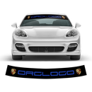 Windshield background logo decals, for Panamera