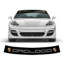 Windshield background logo decals, for Panamera