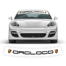 Windshield background logo decals, for Panamera