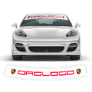 Windshield background logo decals, for Panamera