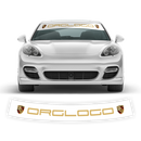 Windshield background logo decals, for Panamera