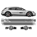 Pixel Martini Racing stripes set, for Taycan Cross Turismo / Sedan