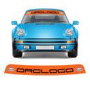 Windshield Gulf Style decals, for Carrera / Cayman / Boxster / Spyder