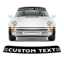 Windshield Martini Racing decals, for Carrera / Cayman / Boxster / Spyder