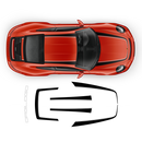 Contoured Stripes Over The Top, for Carrera, Cayman / Boxster 2005 - 2020