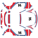 Martini Dakar decals set for Cayenne (3rd Gen 2017 - 2023)