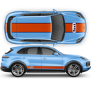 Gulf Racing Stripes, for Cayenne / Macan