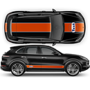 Gulf Racing Stripes, for Cayenne / Macan