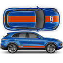 Gulf Racing Stripes, for Cayenne / Macan