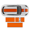Gulf Racing Stripes, for Cayenne / Macan