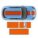 Gulf Racing Stripes, for Cayenne / Macan