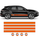 Gulf Racing Stripes, for Cayenne / Macan