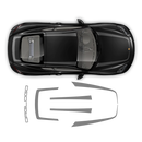 Thin Top Racing Stripes, for Porsche Cayman / Boxster