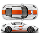 GULF Le Mans RACING STRIPES Set and logos, Cayman / Boxster