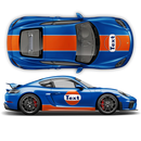 GULF Le Mans RACING STRIPES Set and logos, Cayman / Boxster