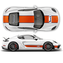 GULF Le Mans RACING STRIPES set, for Cayman / Boxster