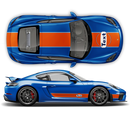 GULF Le Mans RACING STRIPES set, for Cayman / Boxster