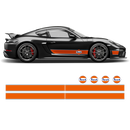 GULF Le Mans RACING STRIPES set, for Cayman / Boxster