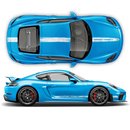 Scratched Racing Stripes set, for Carrera / Cayman / Boxster  2005 - 2018