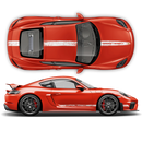 Scratched Racing Stripes set, for Carrera / Cayman / Boxster  2005 - 2018