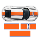 Gulf 19' Racing Stripes, for Porsche Taycan