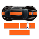 Gulf 19' Racing Stripes, for Porsche Taycan