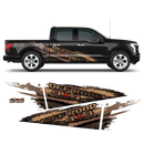SCRATCHED multicolor Offroad 4x4 side graphics, for Ford F150 2015 - 2026