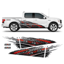 SCRATCHED multicolor Offroad 4x4 side graphics, for Ford F150 2015 - 2026
