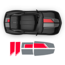 45th Anniversary Hood / Bonnet Stripes Set, Camaro 2010 - 2015