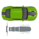 50TH ANNIVERSARY Hood / Bonnet Stripes set for Camaro 2016 - 2018