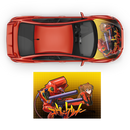 Asuka Langley (NEON GENESIS EVANGELION) Itasha, Anime Style Graphic for any Car Hood