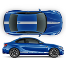 Racing Stripes in One Color, for BMW M3 / M4 / M5