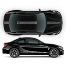 Racing Stripes in One Color, for BMW M3 / M4 / M5