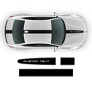 Racing Stripes in One Color, for BMW M3 / M4 / M5