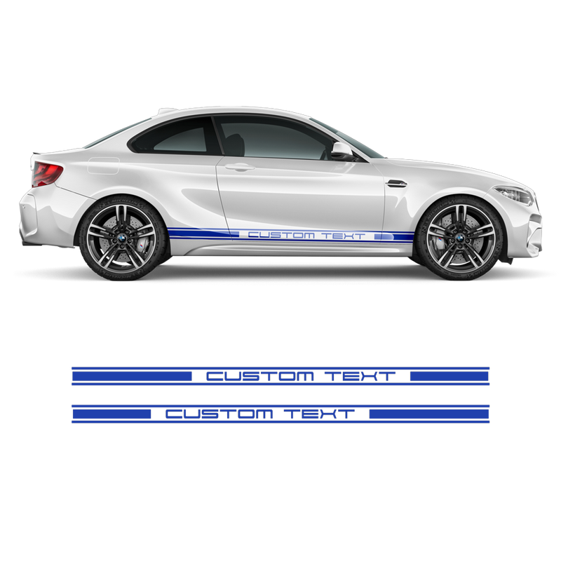 Racing Stripes in One Color, for BMW M3 / M4 / M5