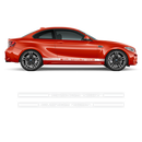 Racing Stripes in One Color, for BMW M3 / M4 / M5