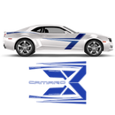 T-Stripes Side Graphic for Chevrolet Camaro 2010 - 2015 black