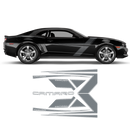 T-Stripes Side Graphic for Chevrolet Camaro 2010 - 2015 black